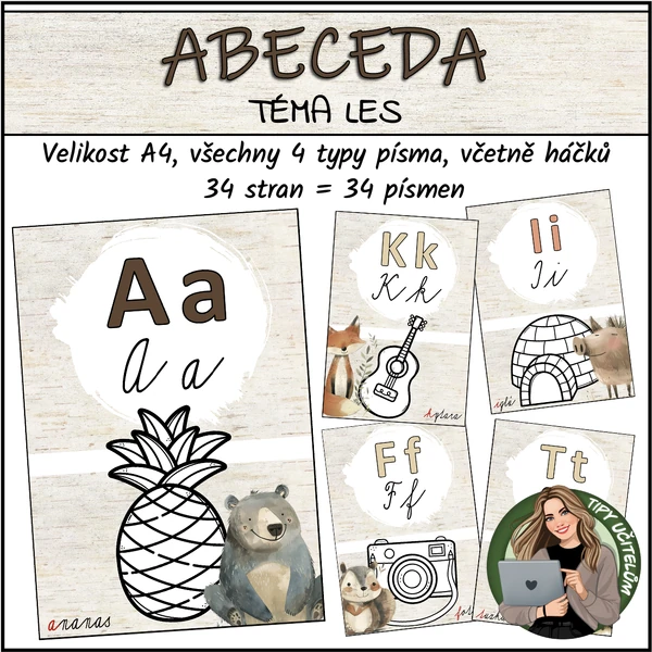 Abeceda A4 - téma LES