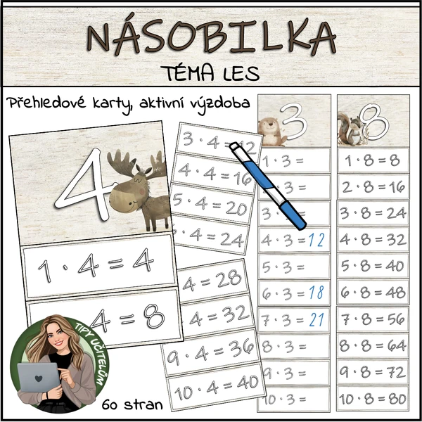 Násobilka - téma LES