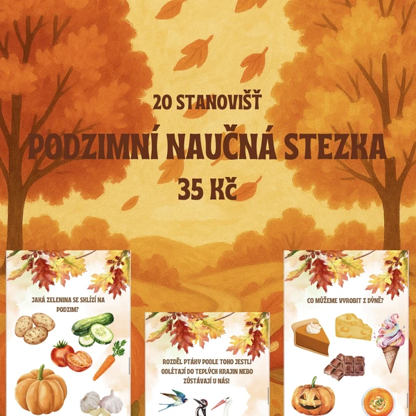 🍁 PODZIMNÍ NAUČNÁ STEZKA PRO DĚTI 🍄