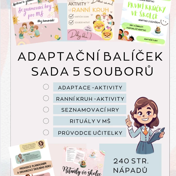 ADAPTAČNÍ BALÍČEK - sada 5 souborů
