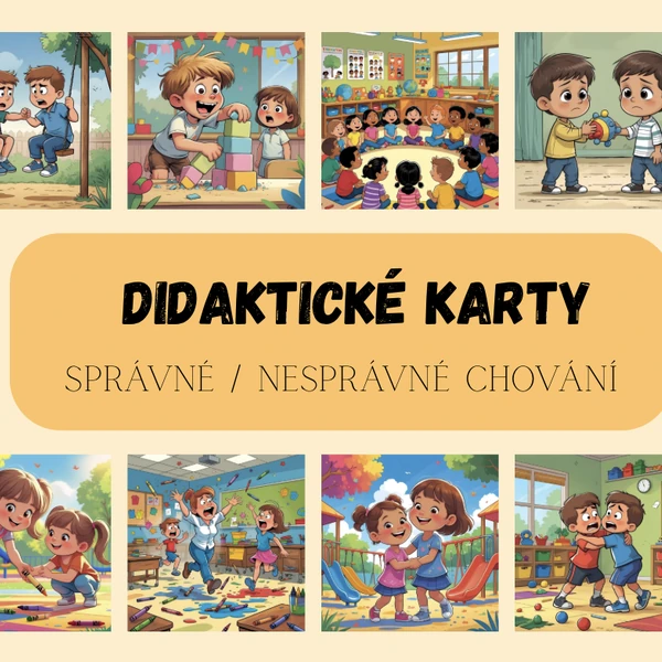 DIDAKTICKÉ KARTY - správné/nesprávné
