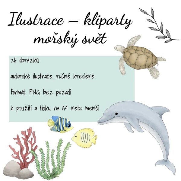 Mořský svět - ilustrace