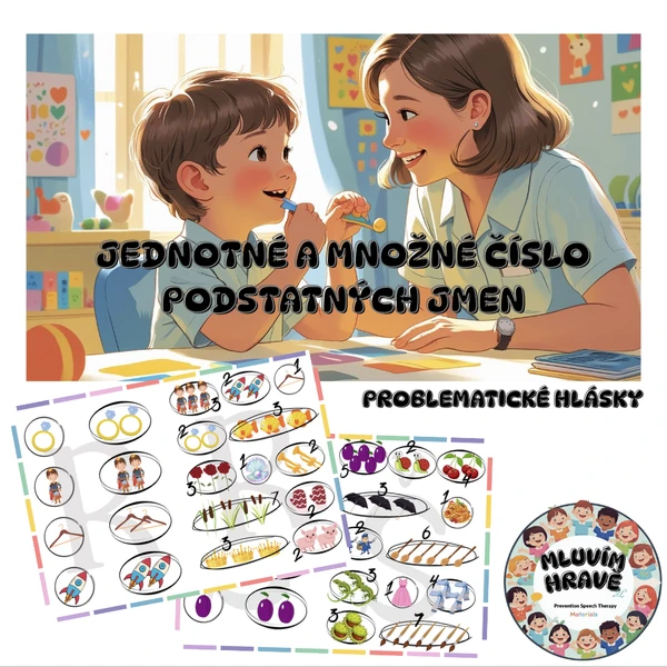 JEDNOTNÉ A MNOŽNÉ ČÍSLO PODSTATNÝCH JMEN_problematické hlásky
