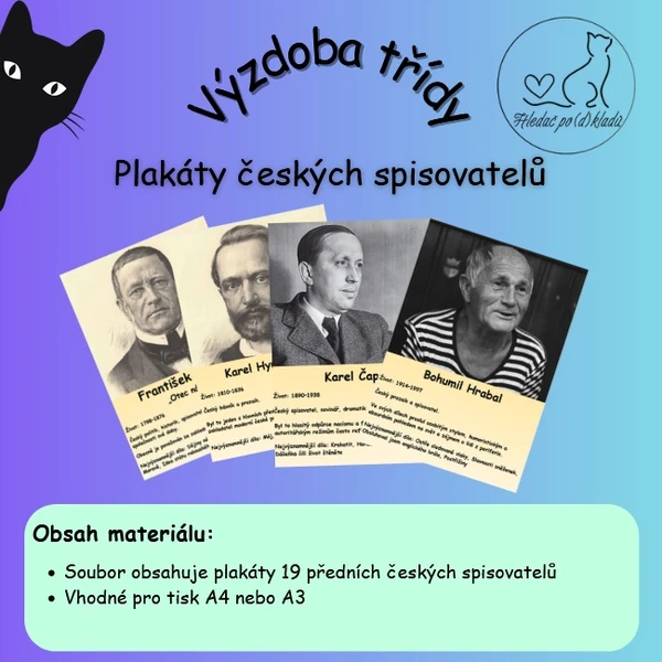Plakáty českých spisovatelů