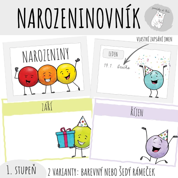 Narozeninovník - veselá výzdoba