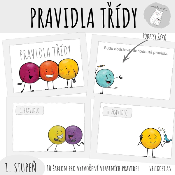 Pravidla třídy - veselá výzdoba 
