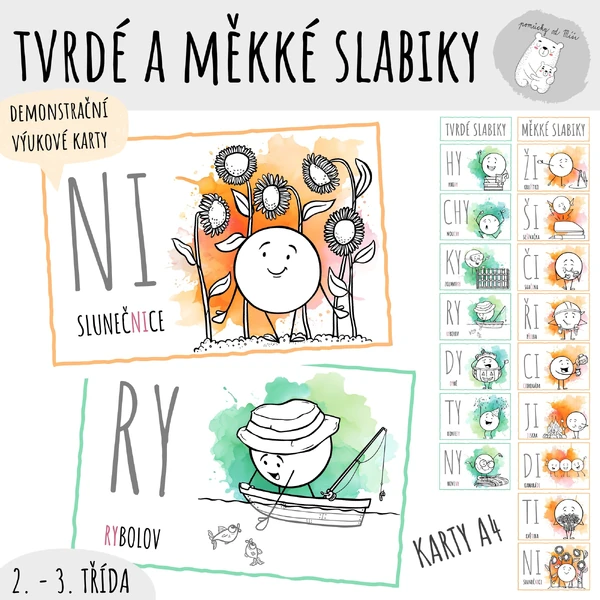 Tvrdé a měkké slabiky - Veselá výzdoba