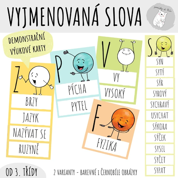 Vyjmenovaná slova - Veselá výzdoba