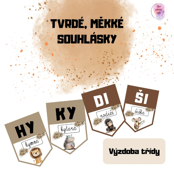 Tvrdé, měkké souhlásky