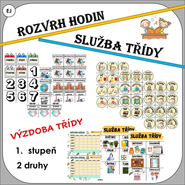 Rozvrh hodin, služba třídy