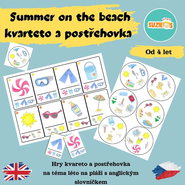 Summer on the beach - kvarteto a postřehovka