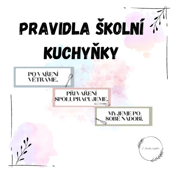 Pravidla školní kuchyňky