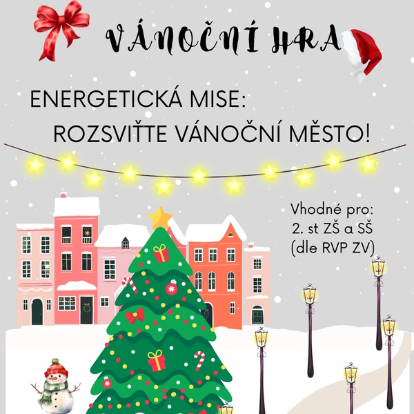 ÚNIKOVKA Energetická mise: Rozsviťte vánoční město!