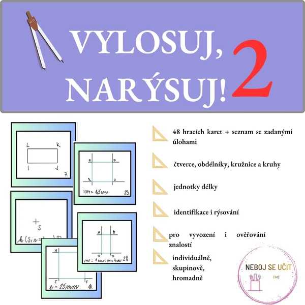 Vylosuj, narýsuj 2