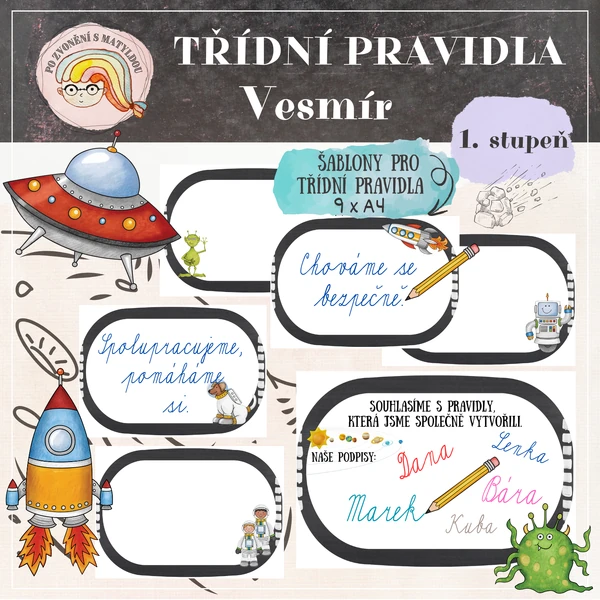 VESMÍR - Třídní pravidla
