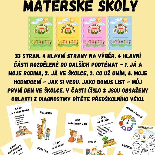 portfolio dítěte předškolního věku
