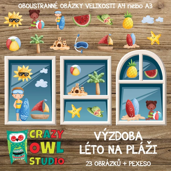 VÝZDOBA - LÉTO na pláži