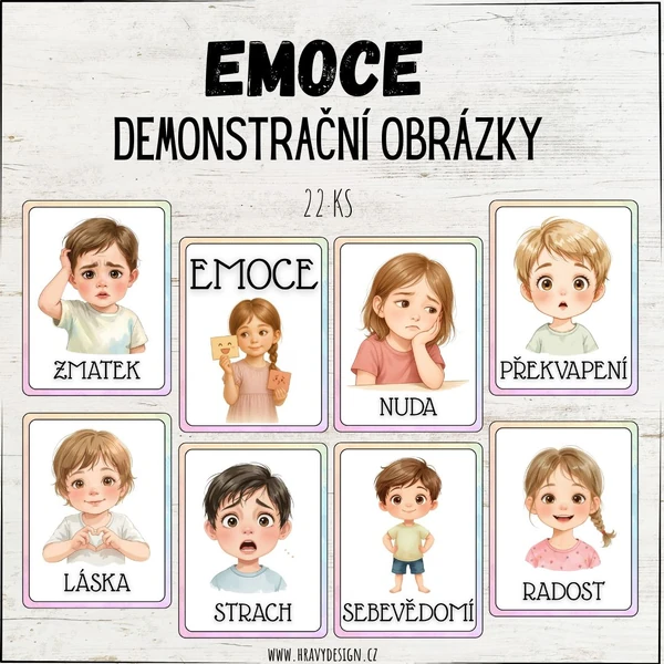 Emoce - demonstrační obrázky