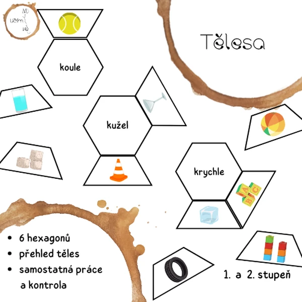 Tělesa - přehled (hexagony)