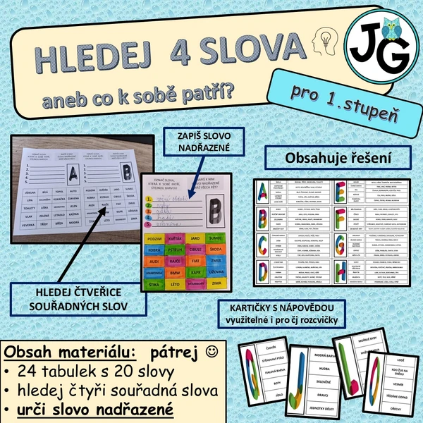 hledej 4 slova