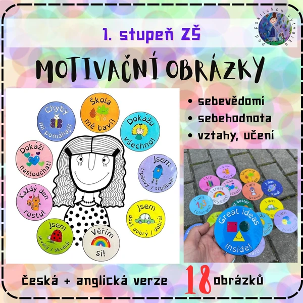 Motivační obrázky - dekorace do třídy i pomůcka k přímé práci s dětmi