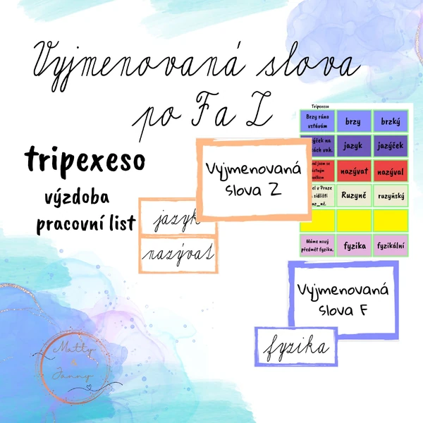 Tripexeso - vyjmenovaná slova po Z a F