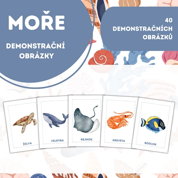 MOŘE - demonstrační obrázky