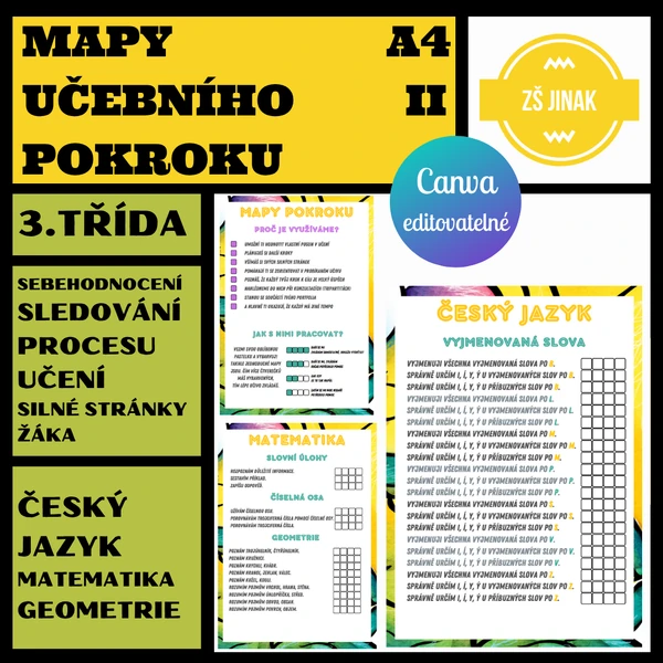 MAPY UČEBNÍHO POKROKU - 3.třída