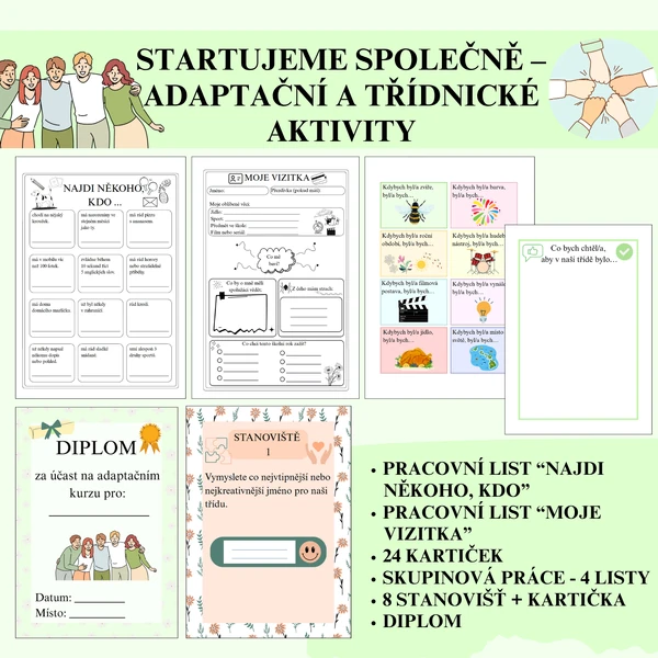 Startujeme společně – Adaptační a třídnické aktivity