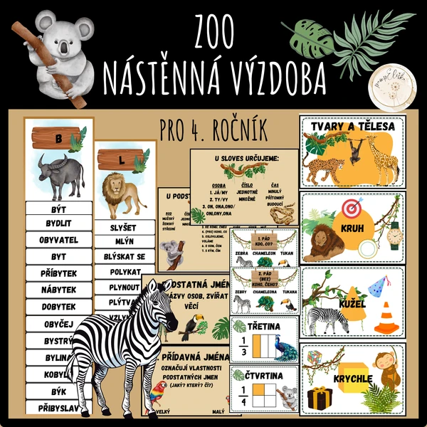 ZOO - výzdoba pro 4. ročník