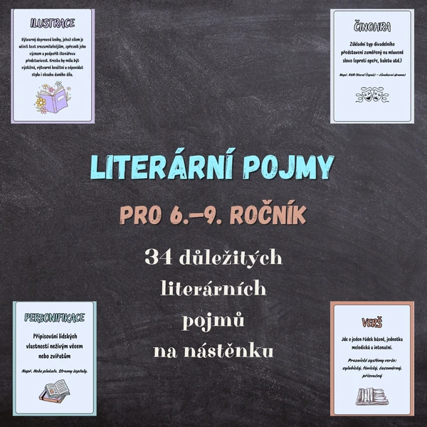Literární pojmy 2. stupně