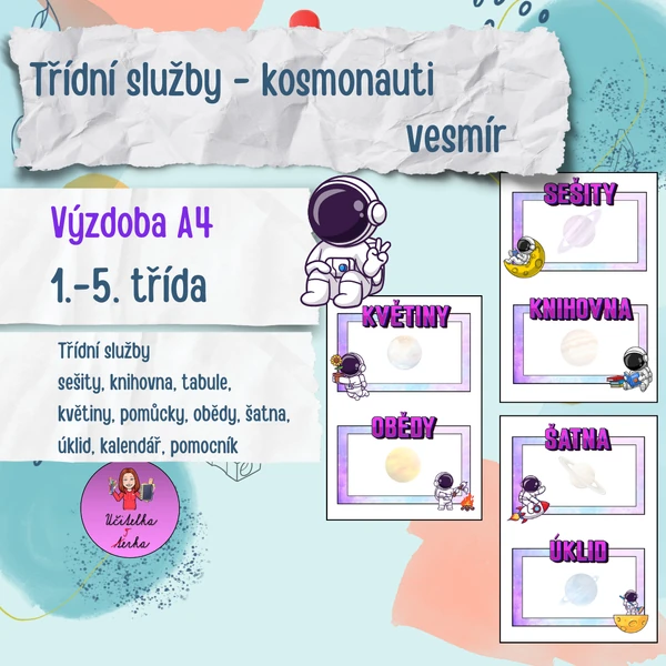 Třídní služby - vesmír
