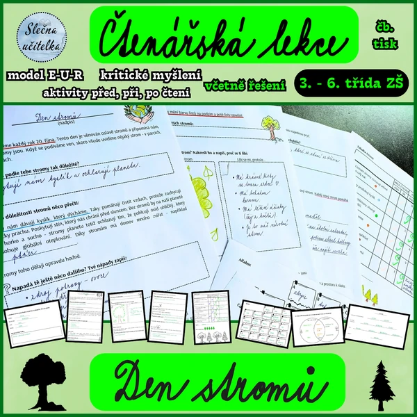 DEN STROMŮ - čtenářská lekce