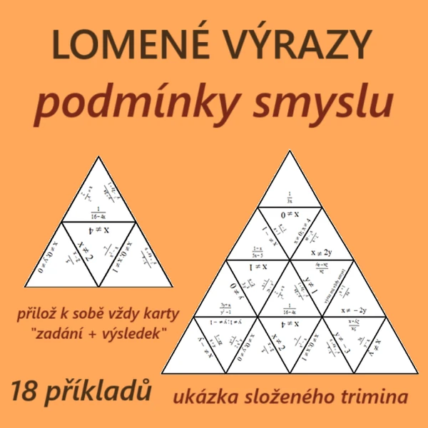 LOMENÉ VÝRAZY – podmínky smyslu