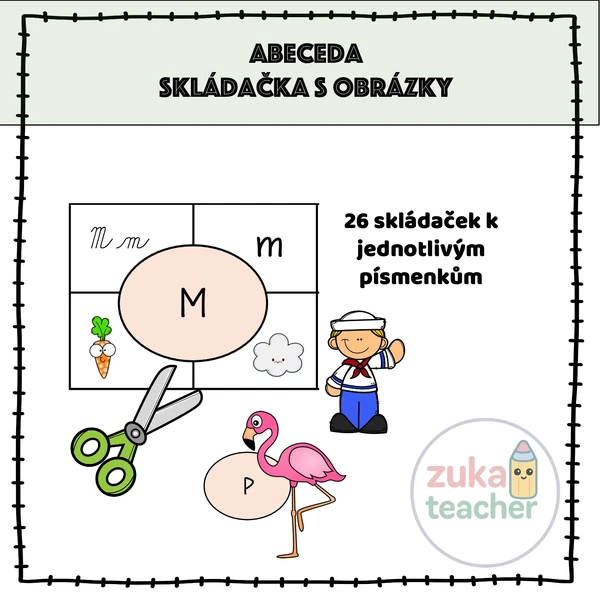 Abeceda - Skládačka s obrázky