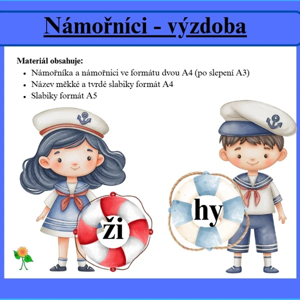 Námořníci - tvrdé a měkké slabiky