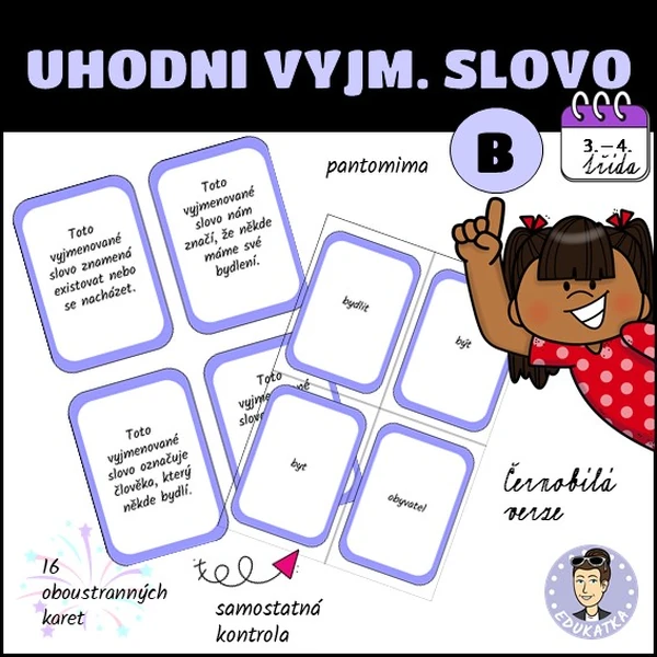 Uhodni vyjmenované slovo po B