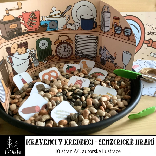 MRAVENCI V KREDENCI - senzorické hraní