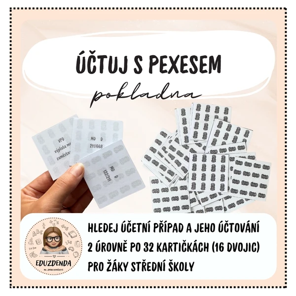Účtuj s pexesem - pokladna