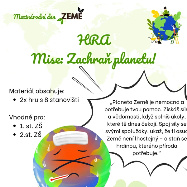 HRA Mise: Zachraň planetu!