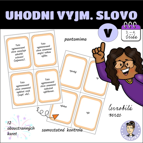 Uhodni vyjmenované slovo po V