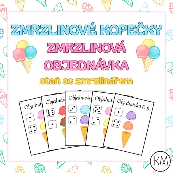 Zmrzlinové kopečky - zmrzlinová objednávka