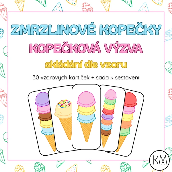 Zmrzlinové kopečky - kopečková výzva