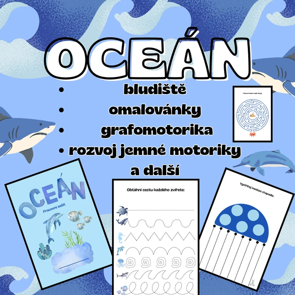 Pracovní sešit - oceán 