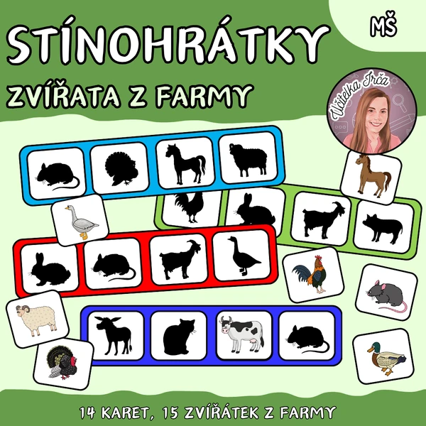 Stínohrátky - zvířátka z farmy