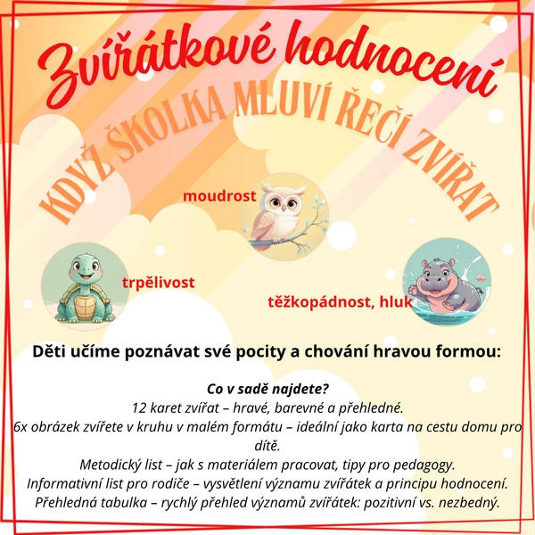 Formativní zvířátkové hodnocení