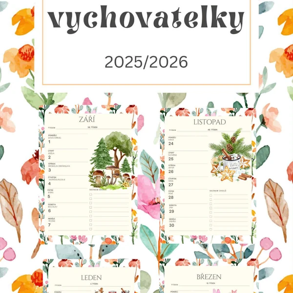 Diář pro vychovatelku