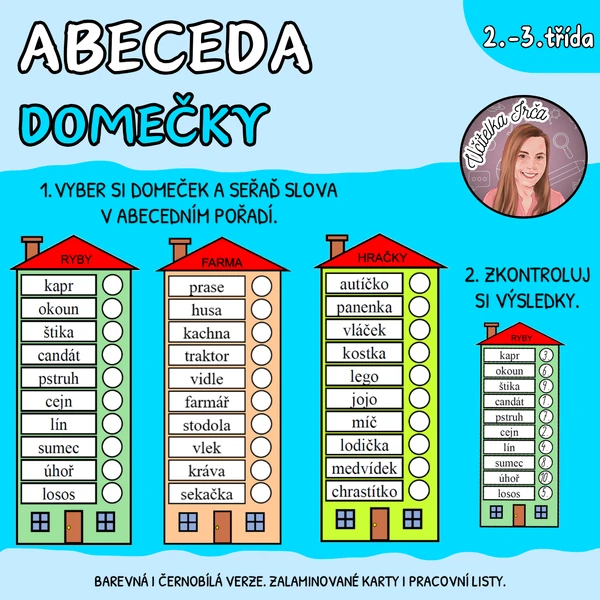 DOMEČKY - ABECEDA
