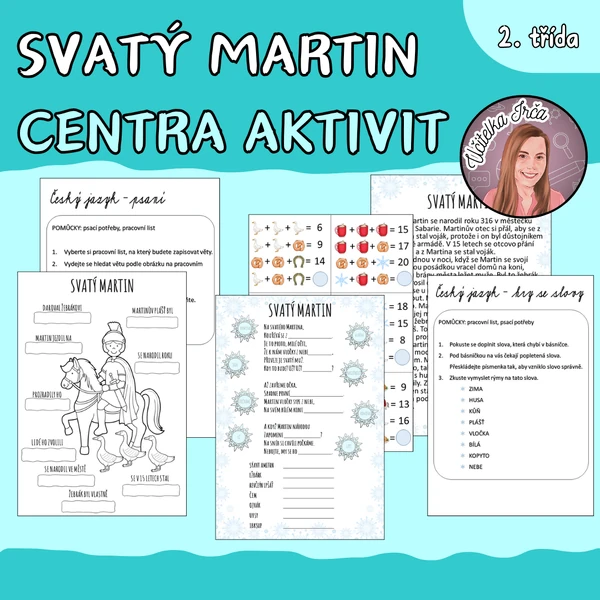 Svatý Martin - centra aktivit pro druháky
