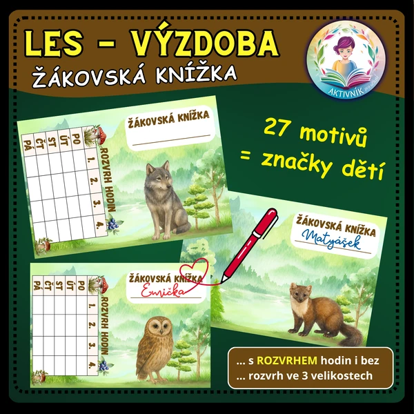 LES - ŽK + rozvrh hodin